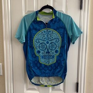 Blue Cycling Jersey